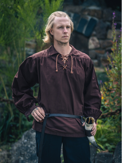 Trollfelsen Mittelalter Gewandung Hemd Edward Braun